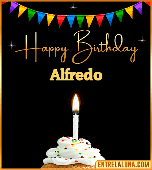 GiF Happy Birthday Alfredo